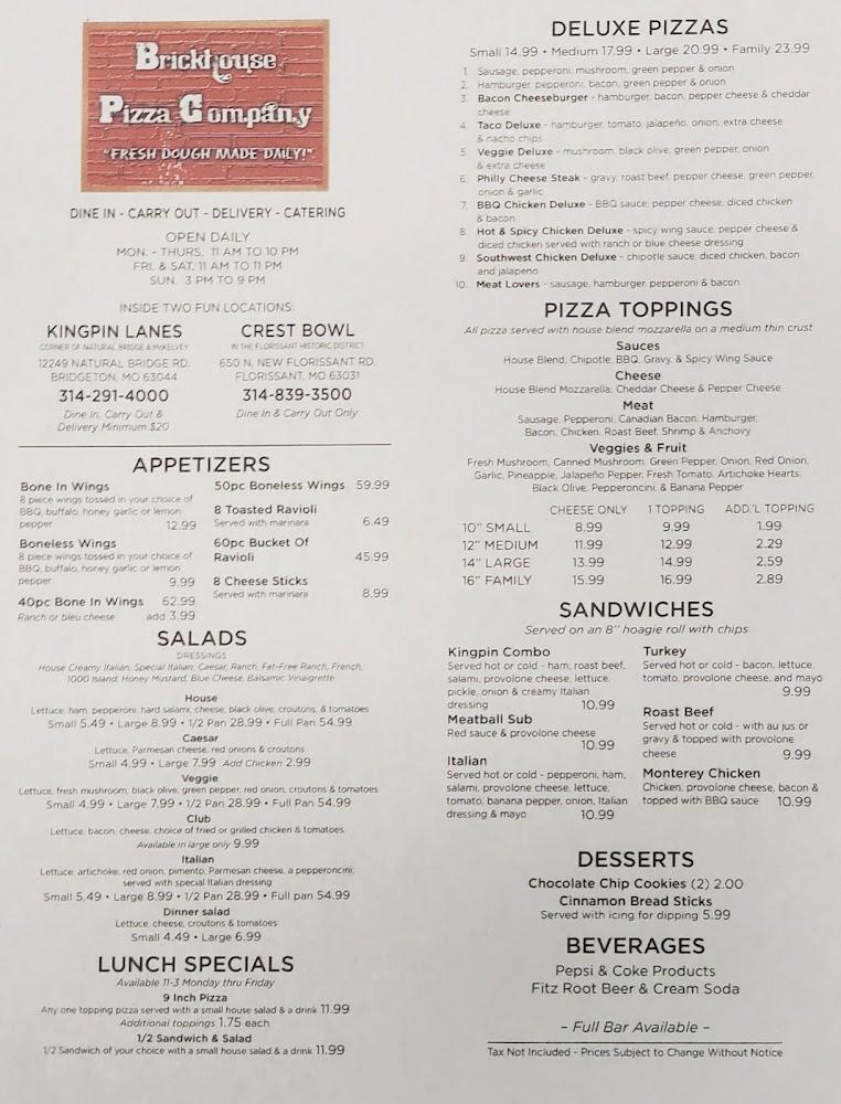 Brickhouse Pizza Company Garlic Cheese Bread